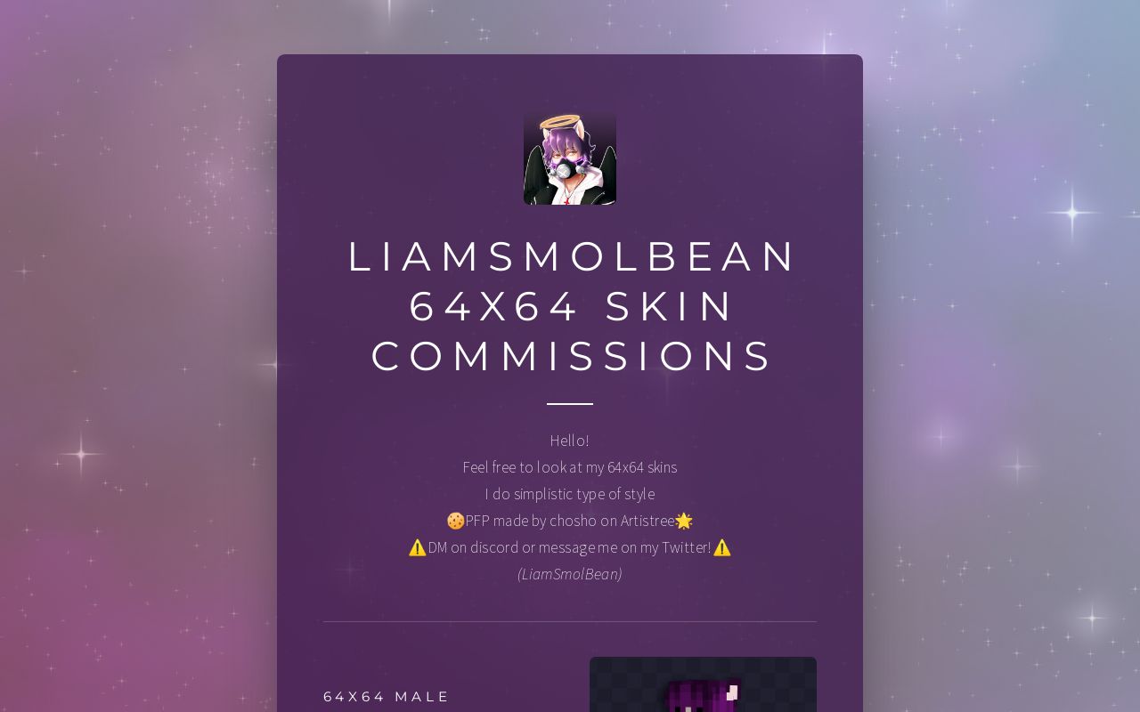 64x64 MC Skins - Commissions